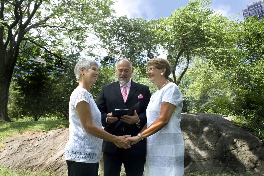 Ladies Wedding in Central Park NYC